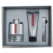 Σετ δώρου Prada Luna Rossa, eau de toilette 100ml + eau de toilette 10ml + αφρόλουτρο 100ml - μόνο φθαρμένη συσκευασία