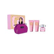 Σετ δώρου Versace Bright Crystal, eau de toilette 90ml + Αφροντούς 100ml + γαλάκτωμα σώματος 100ml + σακούλα