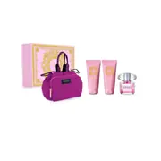 Σετ δώρου Versace Bright Crystal, eau de toilette 90ml + Αφροντούς 100ml + γαλάκτωμα σώματος 100ml + σακούλα
