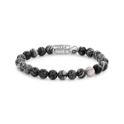 Rebel & Rose Bracelet Black Wolf RR-80032-S-L+ mens