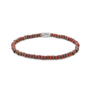 Rebel & Rose Bracelet Glass Rocks Red Jazz RR-40117-S-L Unisex