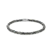 Rebel & Rose Bracelet Glass Rocks Black Leopard RR-40116-S-S ladies