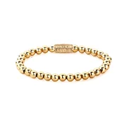 Rebel & Rose Bracelet Yellow Gold Only RR-60046-G-M Unisex