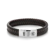 Rebel & Rose Bracelet Braided Flat RR-L0126-S-L+ mens