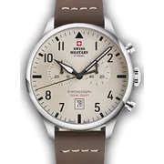 Swiss Military SM34098.09 Vintage Chronograph Mens Watch 43mm 10ATM