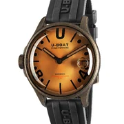 U-Boat 9547 Darkmoon Brown Vintage Mens Watch 40mm 5ATM