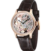 Thomas Earnshaw ES-8049-03 Mens Watch Bauer Mechanical Skeleton 42mm 5ATM