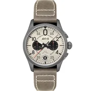 AVI-8 AV-4089-06 Mens Watch Spitfire Lock Chronograph 42mm 5ATM