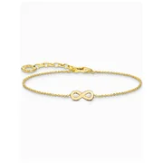Thomas Sabo A2161-413-39-L19V Gold-plated bracelet w. infinity pendant