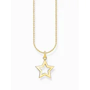 Thomas Sabo KE2222-413-39-L45V Gold-plated chain w. star pendant 