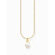 Thomas Sabo KE2238-430-14-L45V Gold-plated chain w. pearl pendant 