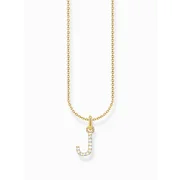 Thomas Sabo KE2249-414-14-L45V Gold-plated necklace letter J 
