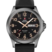 Swiss Military SMP36040.31 Mens Watch Day-Date Quartz 42mm 5ATM