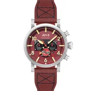 AVI-8 AV-4107-04 Mens Watch Dambuster Gibson Dual-Time Chronograph 43mm 5ATM