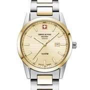 Swiss Alpine Military 7767.1141 Ladies Watch Argos two tone gold 34mm 10ATM