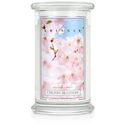 Κερί Kringle Candle Άνθος Κερασιάς μεγάλο με άρωμα και 2 φυτίλια (624 γρ)