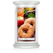 Kringle Candle Apple Cider Donut μεγάλο αρωματικό κερί με 2 φυτίλια (624 g)