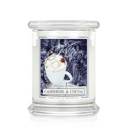 Αρωματικό κερί Kringle Candle Κασμίρι & Κακάο μεσαίου μήκους 2 φυτιλιών (411 g)
