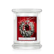 Kringle Candle Christmas Stroll μεσαίο αρωματικό κερί 2 φυτιλιών (411 g)