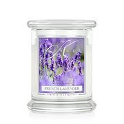 Kringle Candle Αρωματικό κερί γαλλικής λεβάντας μεσαίου μεγέθους 2-φιτίλι (411 g)