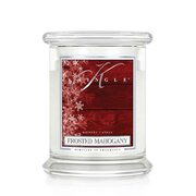 Kringle Candle Frosted Mahogany μεσαίο αρωματικό κερί 2 φυτιλιών (411 g)