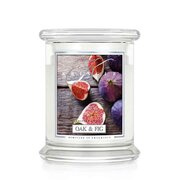 Αρωματικό κερί Kringle Candle Oak & Fig μεσαίο 2-φιτίλι (411 g)