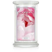 Kringle Candle Παιώνια μεγάλο αρωματικό κερί με 2 φυτίλια (624 g)