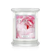 Kringle Candle Αρωματικό κερί παιώνιας μεσαίου μεγέθους 2-φιτίλι (411 g)