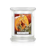 Αρωματικό κερί Kringle Candle Pumpkin Sage μεσαίο 2-φιτίλι (411 g)