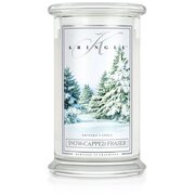 Kringle Candle Snow Capped Fraser μεγάλο αρωματικό κερί 2 φυτιλιών (624 g)