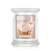 Kringle Candle Κερί με αρωματικό κώνο βανίλιας μεσαίο 2-φιτίλι (411 g)