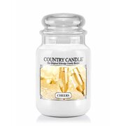 Country Candle Cheers μεγάλο αρωματικό κερί 2 φυτιλιών (652 g)