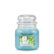 Country Candle Κερί με άρωμα κόλιανδρο, μήλο και λάιμ μεσαίου μεγέθους 2-φιτίλι (453 g)