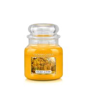 Country Candle Golden Autumn μεσαίο αρωματικό κερί 2 φυτιλιών (453 g)