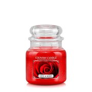 Country Candle Love & Roses Αρωματικό κερί μεσαίου μεγέθους 2 φυτιλιών (453 g)