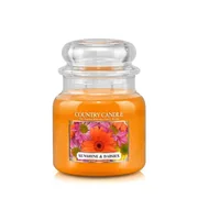 Country Candle Sunshine & Daisies αρωματικό κερί μεσαίου μεγέθους 2-φιτίλι (453 g)