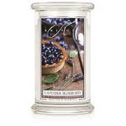 Kringle Candle Lavender Blueberry μεγάλο αρωματικό κερί 2 φυτιλιών (624 g)