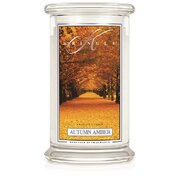 Kringle Candle Autumn Amber μεγάλο αρωματικό κερί 2 φυτιλιών (624 g)