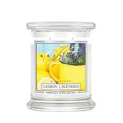 Αρωματικό κερί Kringle Candle Λεμόνι Λεβάντα μεσαίου μεγέθους 2-φιτίλι (411 g)