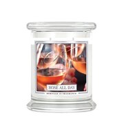 Kringle Candle Rose All Day αρωματικό κερί μεσαίο 2-φιτίλι (411 g)