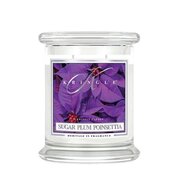 Κερί Kringle Candle Sugar Plum Poinsettia αρωματικό κερί μεσαίου μεγέθους 2 φυτιλιών (411 g)