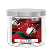 Kringle Candle TUMBLER Jingle All the Way αρωματικό κερί μεσαίο 2-φιτίλι (411 g)