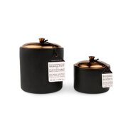 Paddywax HYGGE ΜΑΥΡΟ ΠΕΡΓΑΜΟΝΤΟ + Αρωματικό κερί ΜΑΟΝΙ 3-Φιτίλι (15oz / 425g)