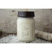 MILKHOUSE CANDLE Ασημένιο αρωματικό κερί σημύδας Farmhouse βάζο (368 g)