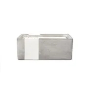 Paddywax URBAN WHITE TOBACCO + ΠΑΤΣΟΥΛΙ σε τσιμεντένιο δοχείο (8oz / 226g)