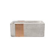 Paddywax URBAN COPPER BERGAMONT + MAHOGANY σε δοχείο από σκυρόδεμα (8oz / 226g)