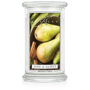 Kringle Candle Anjou & Allspice μεγάλο αρωματικό κερί 2 φυτιλιών (624 g)