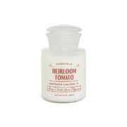 Paddywax FARMHOUSE 8 OZ ΛΕΥΚΟ ΓΥΑΛΙ ΜΕ ΚΟΚΚΙΝΗ ΔΙΑΚΟΠΤΙΚΗ ΝΤΟΜΑΤΑ ΚΕΙΜΗΛΙΟΥ