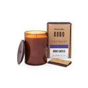 KOBO Woodblock Candle Αρωματικό κερί Dark Cassis (15oz / 425g)