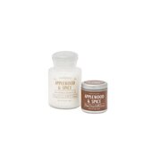 Paddywax FARMHOUSE 8 OZ ΛΕΥΚΟ ΓΥΑΛΙ ΜΕ ΚΟΚΚΙΝΟ ΑΚΟΜΑ ΜΗΛΟΞΥΛΟ & ΜΑΡΧΙΚΟ